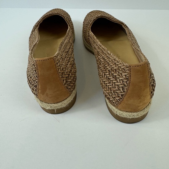 Paul Green Lori Espadrille Woven Flat Loafers Shoes Brown US 10 / UK 7.5 Suede - Picture 9 of 12